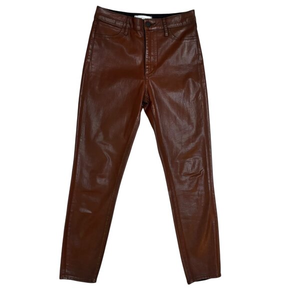 Articles Of Society Denim - Articles of Society Womens Heather Stretch Coated Jeans - Brown